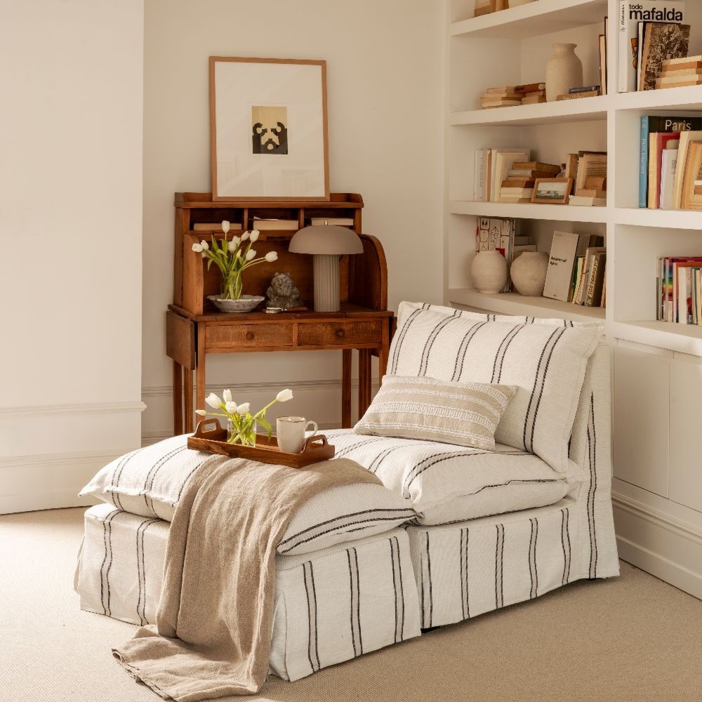 Pouf Barbate with Femi fabric NZ  - 21