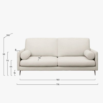 Sidney Sofa with Talavera fabric  - 109