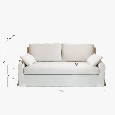 Salou sofa with Talavera fabric  - 149