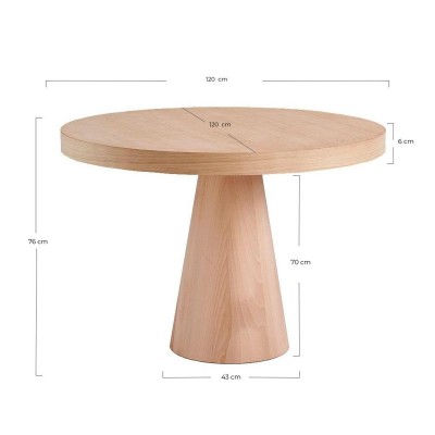 Mesa Rodas Lisa Extensible  - 205