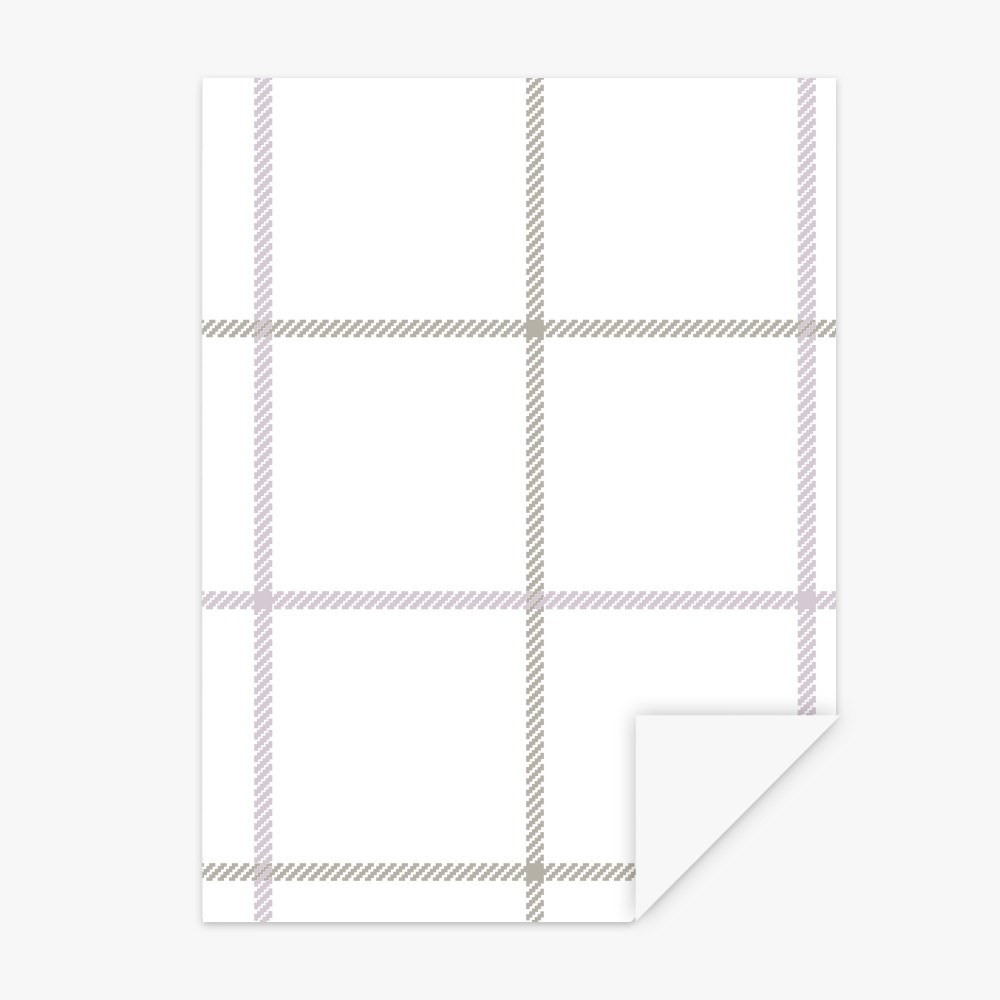Muestra Papel pintado Daniela verde y beige  - 1