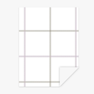Muestra Papel pintado Daniela verde y beige  - 1
