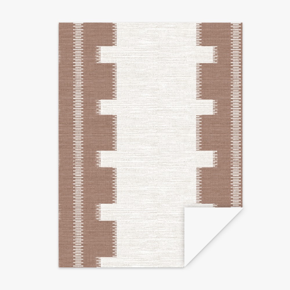Terracotta Cincha Wallpaper sample  - 1