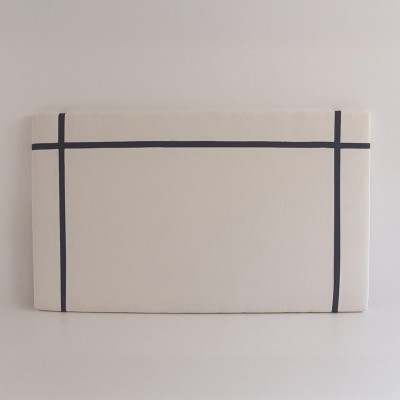 Carlota NZ off-white headboard with blue ribbon  - 29