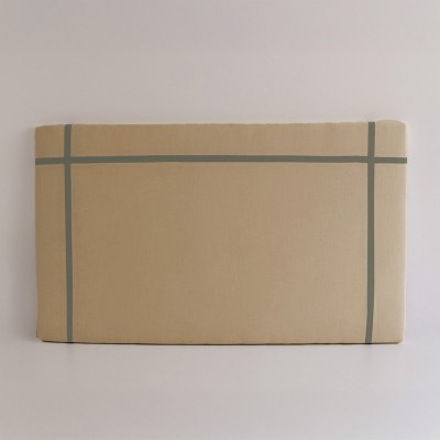 Carlota NZ linen headboard with green ribbon  - 29