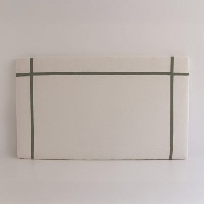 Carlota NZ off-white headboard with green ribbon  - 29