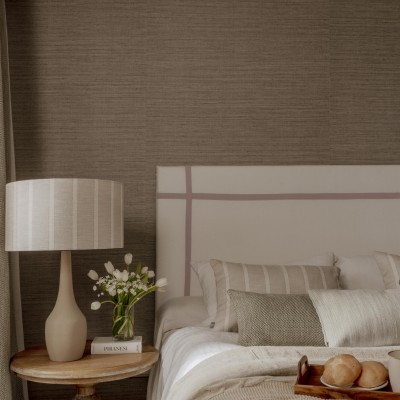 Carlota NZ off-white headboard with pink ribbon  - 26