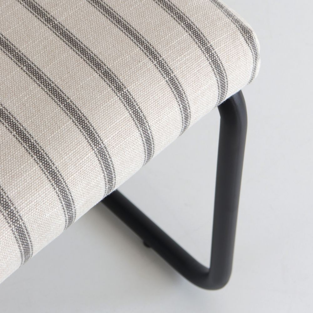 Teolo chair with Raya NZ arms and graphite metal frame  - 29