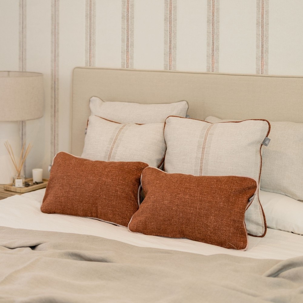 Maché terracotta cushion cover pack  - 16
