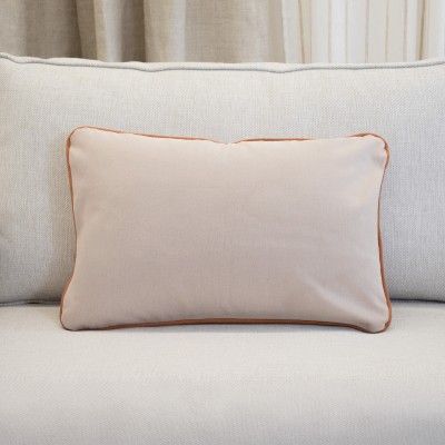 Sand Pazo cushion cover with rust piping  - 27