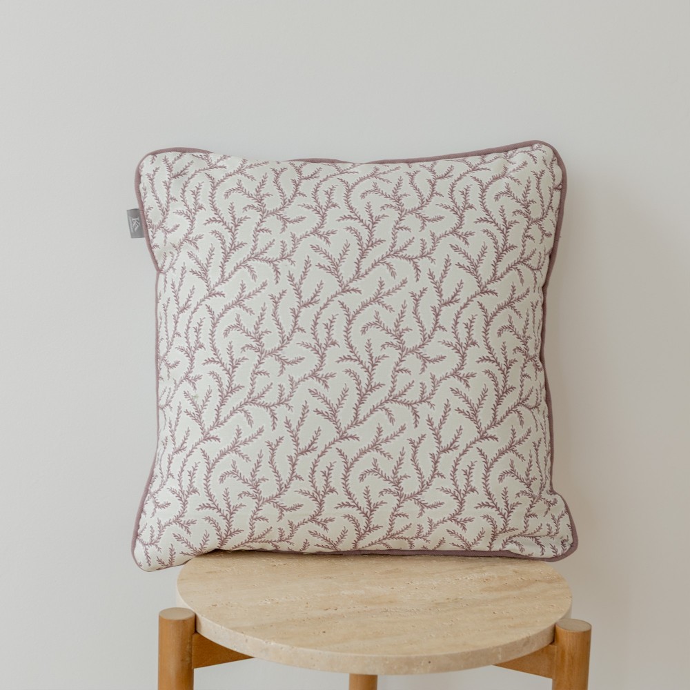Brezo blackberry cushion cover with piping  - 16