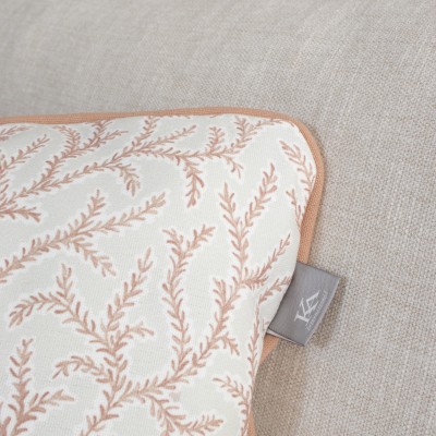 Brezo pink cushion cover with piping  - 41