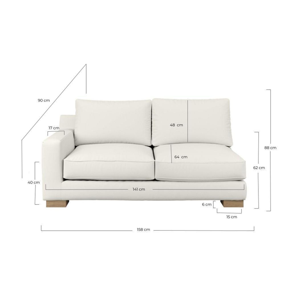 Sofá Modular Singapur con tela Cruise  - 270